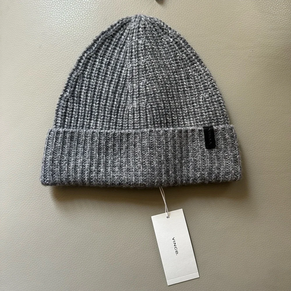 Vince Plush Cashmere Chunky Knit Hat NWT